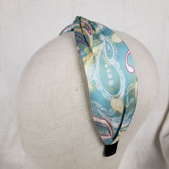 Paisley Silky Wide Band Headband - Picture 3 of 4